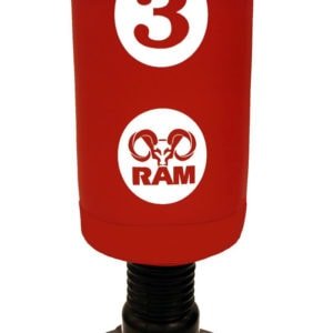 RAM C Saco de Boxeo de Pie y Zonas de Golpe Rojo RAM C Saco de boxeo de pie y zonas de golpe rojo