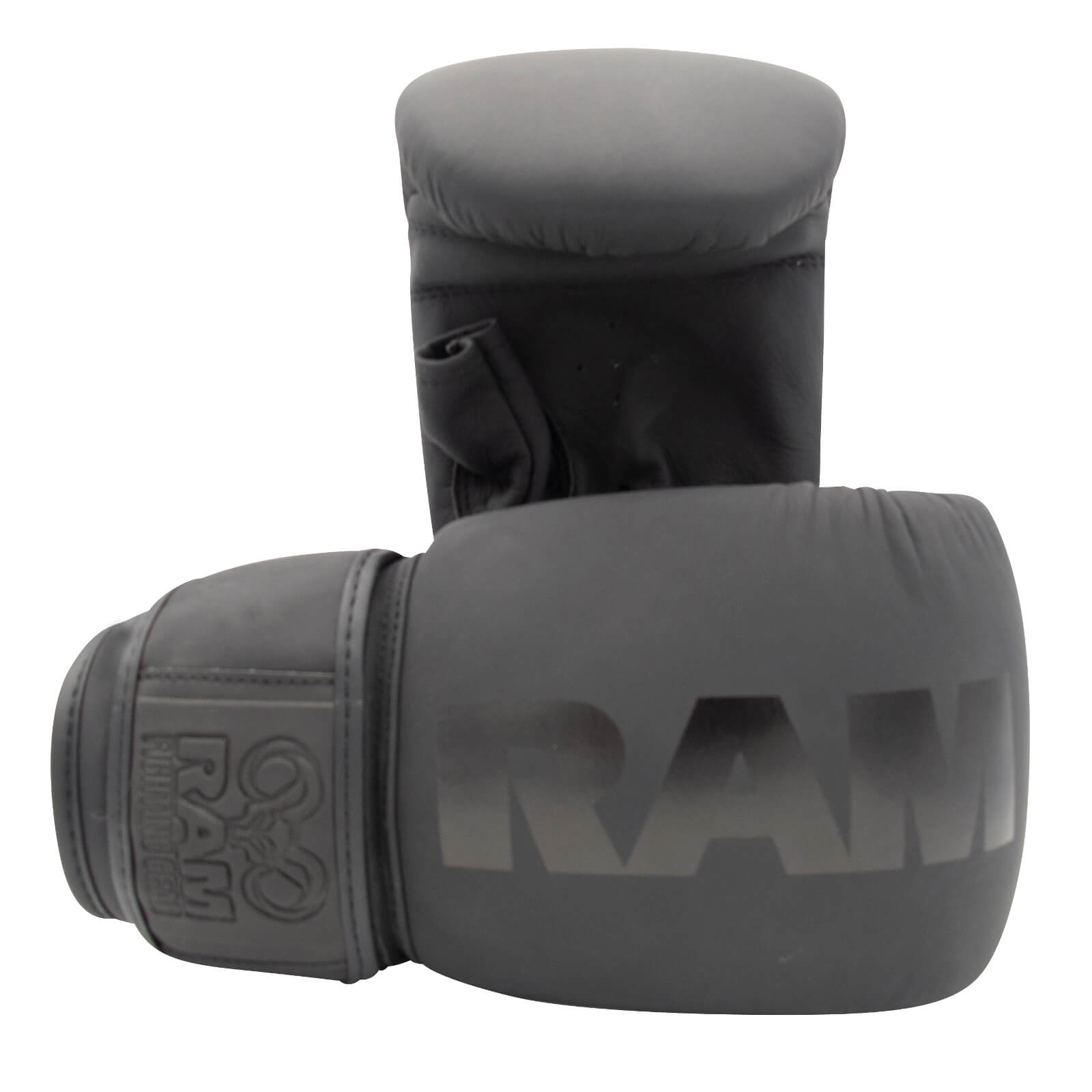 RAM Elite Deluxe guantes de Saco de Boxeo de Cuero Negro RAM Elite Deluxe guantes de Saco de Boxeo de Cuero Negro - Imagen 2