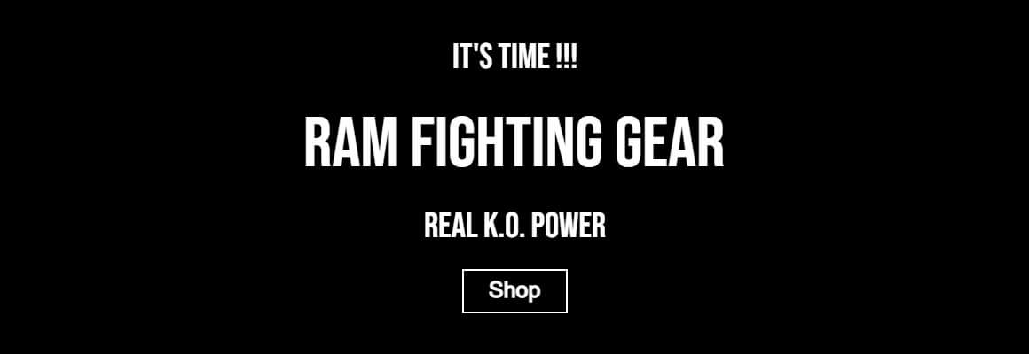 Homepage ram fighting gear shop banner